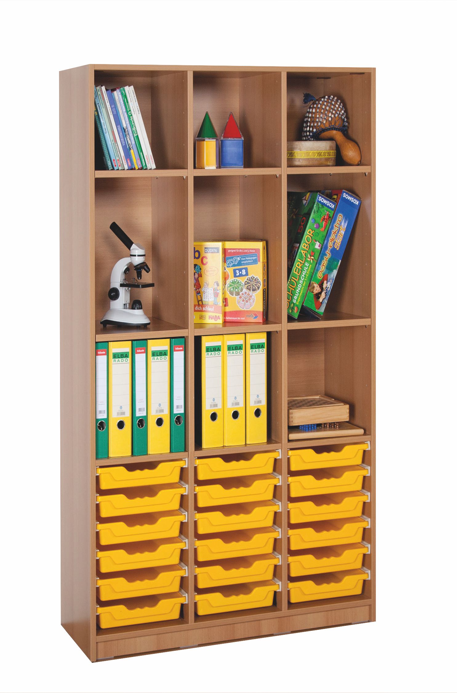 ErgoTray Regal 3-reihig mit 18 Boxen M